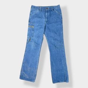 Cheap Jeans‎ 1970’s Vintage Wide Leg Jeans Size 32x32